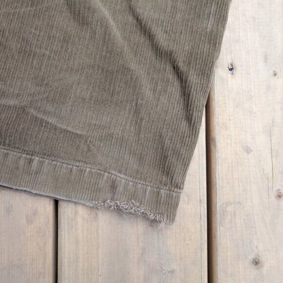 Abercrombie & Fitch Men's Brown Double Knee Corduroy Baggy Pants Size 34R - Picture 12 of 13
